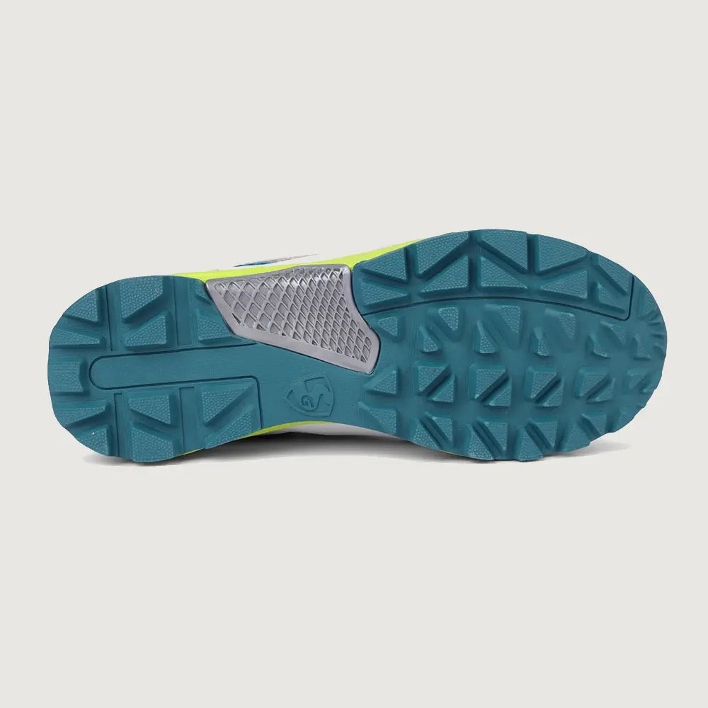 SG Century 6.0 Cricket Shoe - White/Sea Green/Fluo Green