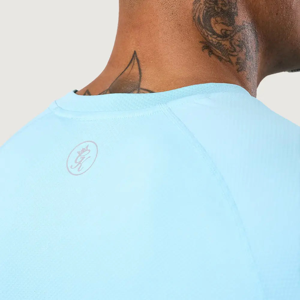 Gym King Energy Tee - Ibiza Blue