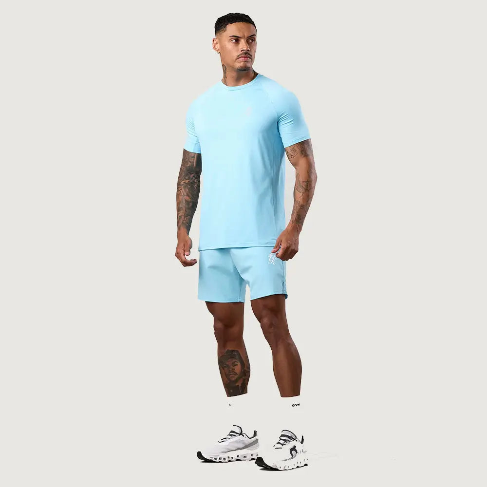 Gym King Energy Tee - Ibiza Blue