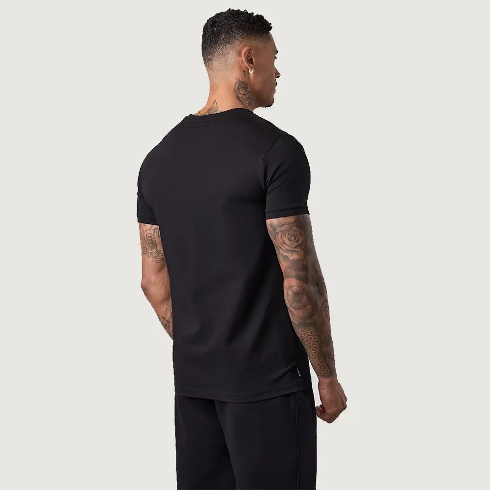 Gym King Fundamental Jersey Tee - Black