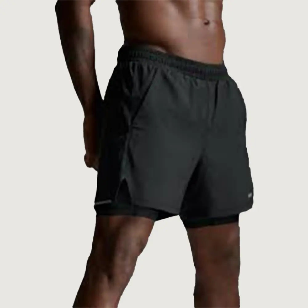 Aero Mesh 2-in-1 5 Inch Short Eucalyptus/Black Reflective