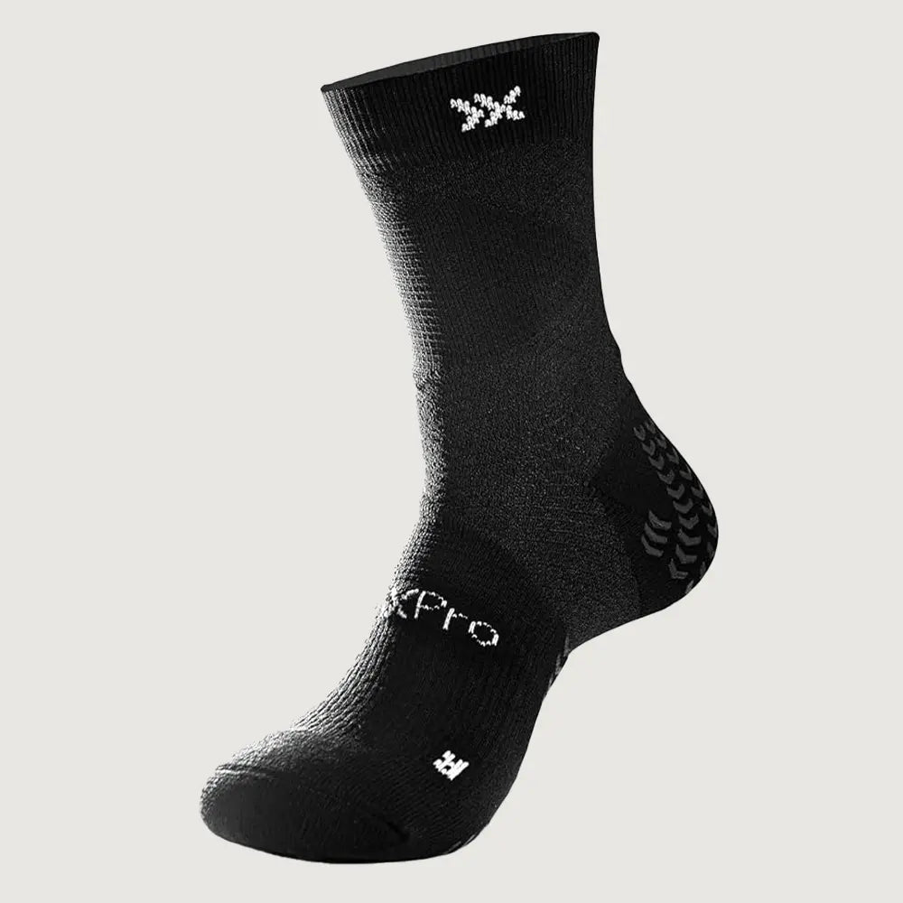 SOXPro Ankle Support Grip Socks - Black