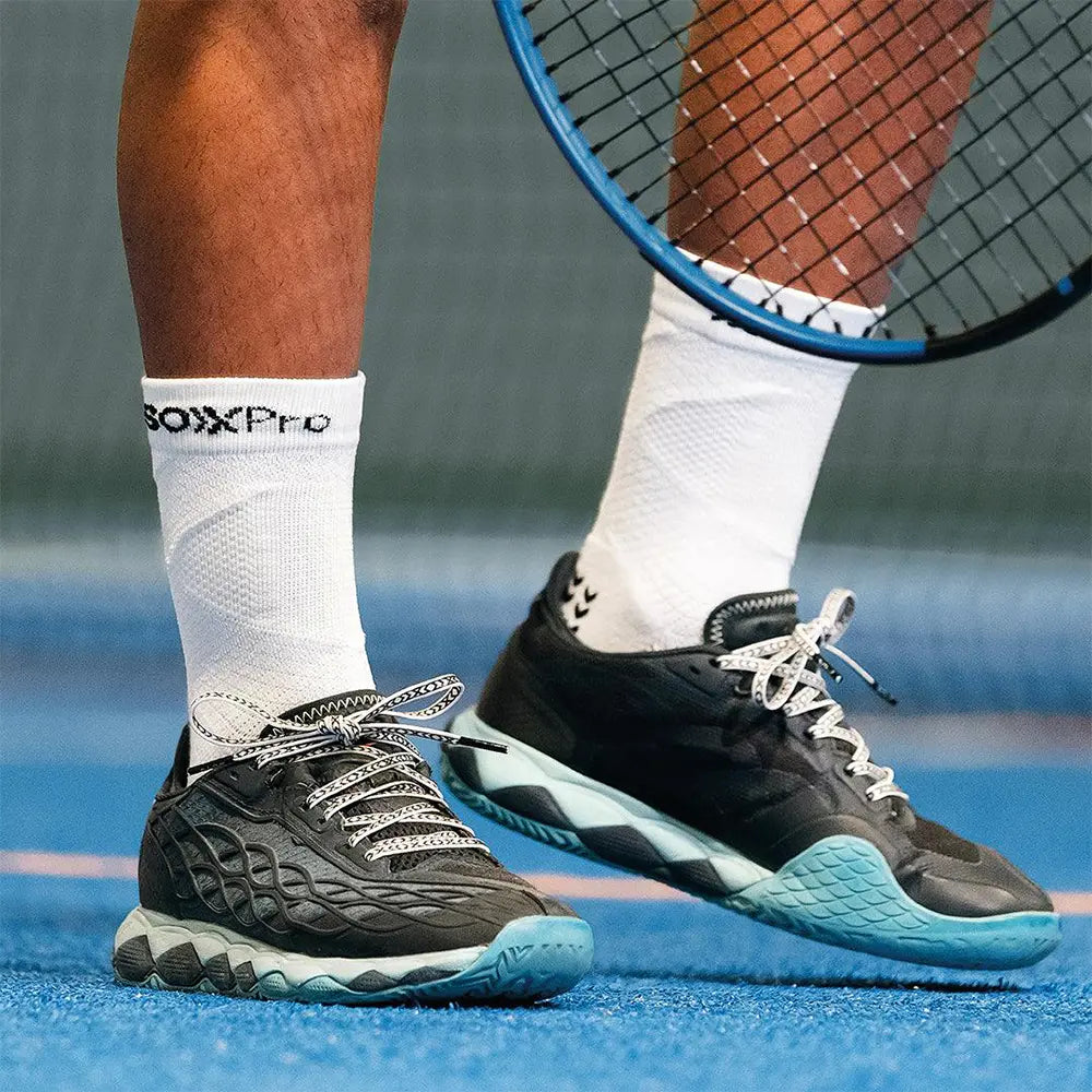 SOXPro Ankle Support Grip Socks - White
