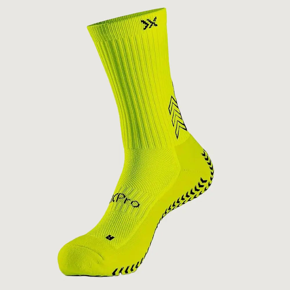 SOXPro Classic Grip Socks - Fluo Yellow