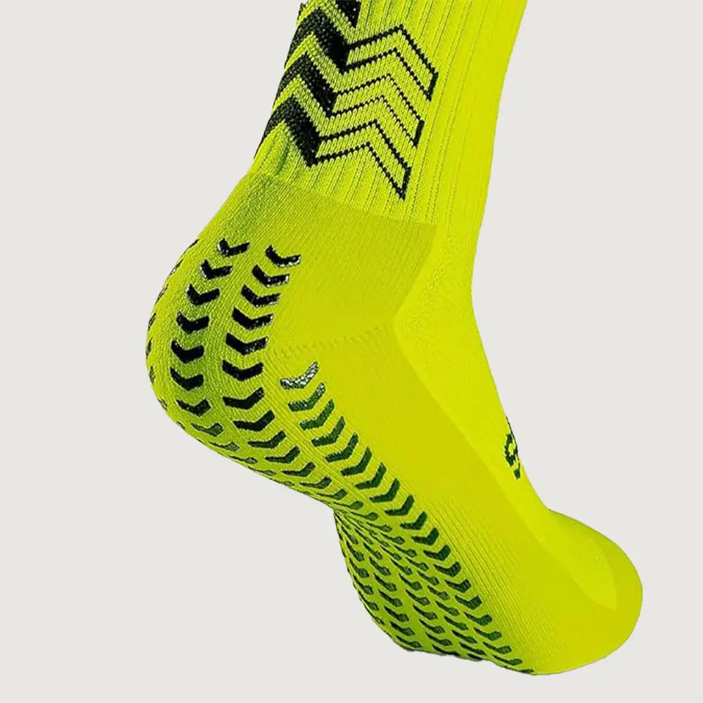 SOXPro Classic Grip Socks - Fluo Yellow