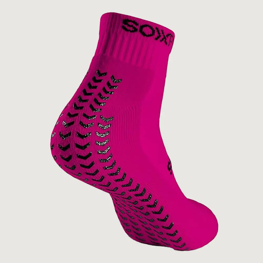 SOXPro Low Cut Grip Socks - Fluo Fuchsia