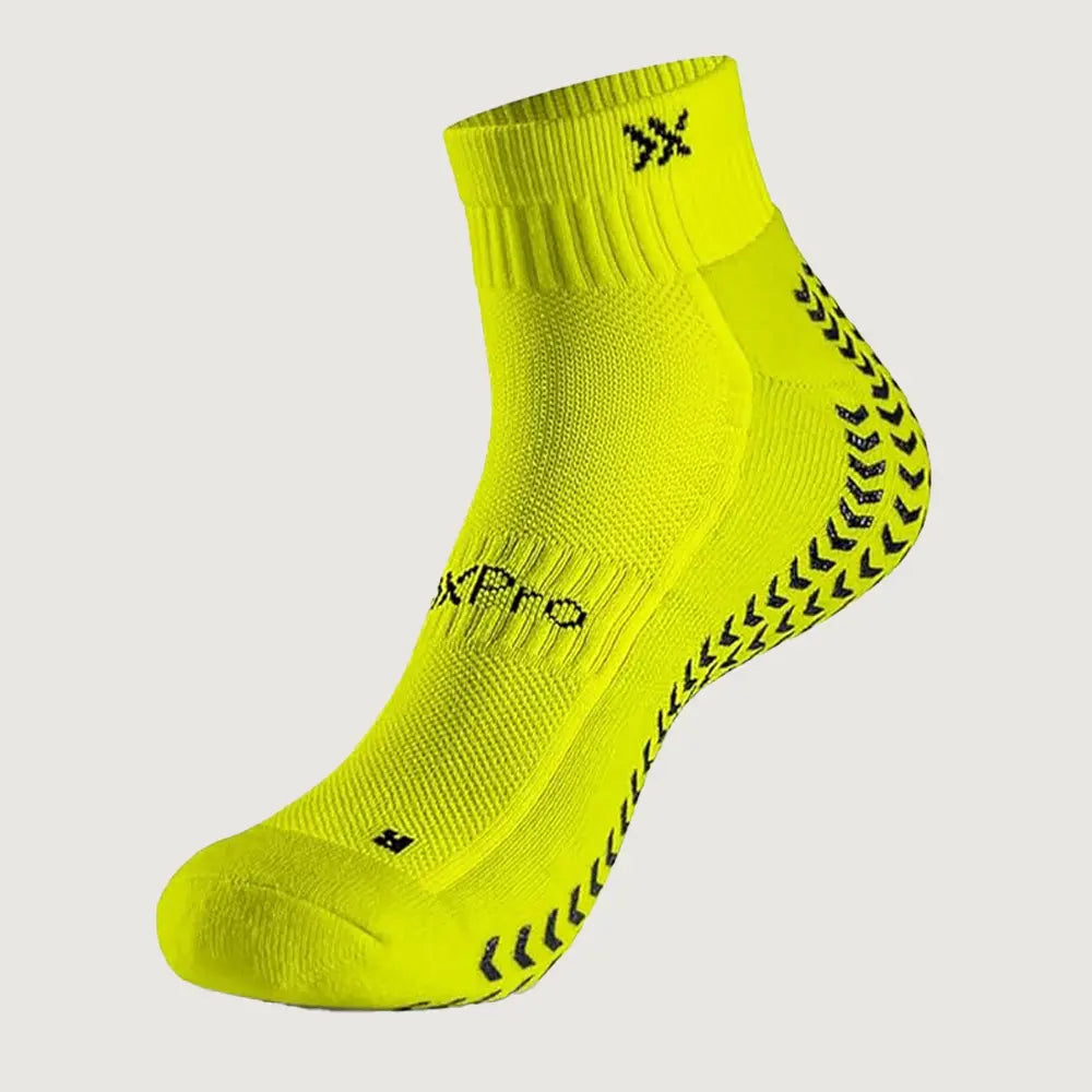 SOXPro Low Cut Grip Socks - Fluo Yellow
