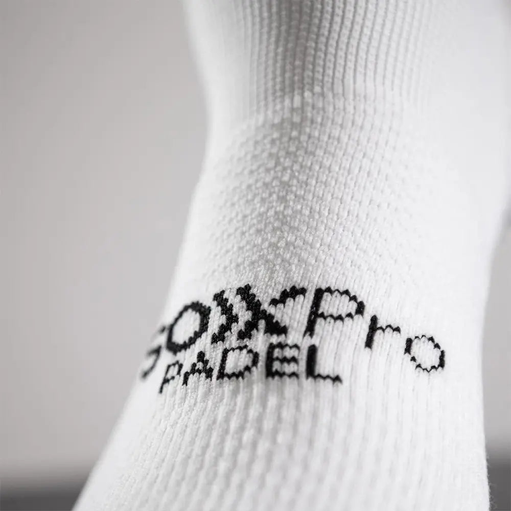 SOXPro Padel NL Grip Socks White-Black
