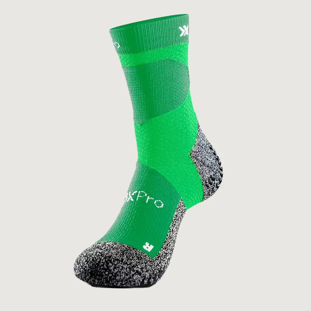 SOXPro Trekking Grip Socks - Green / Mid Calf