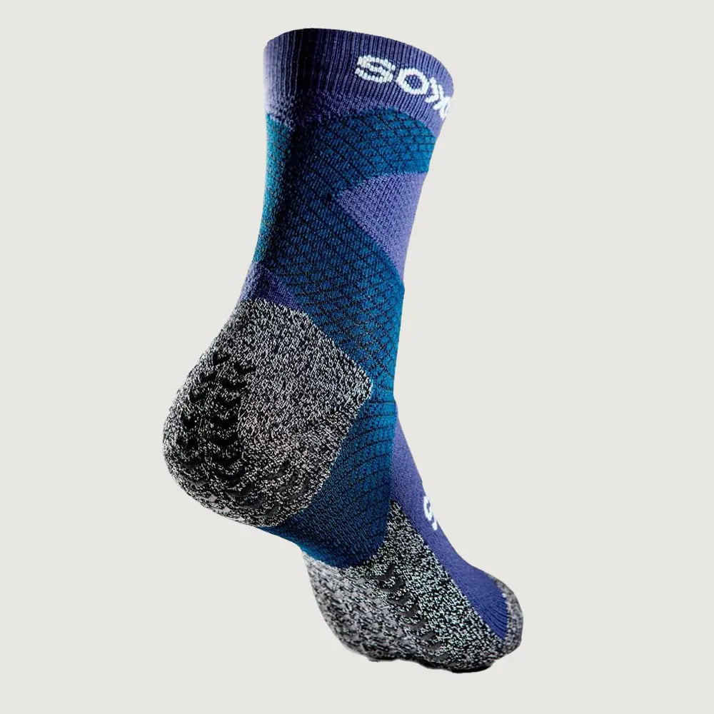 SOXPro Trekking Grip Socks - Purple / Mid Calf