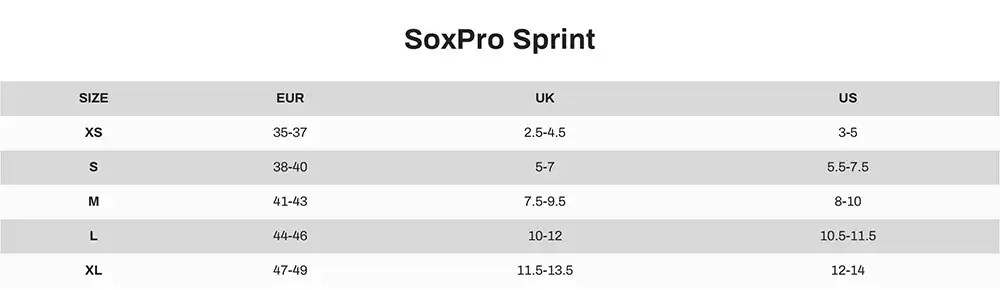 SOXPro Sprint Grip Socks - White - Socks - Pro Sports | Shop online in Kuwait