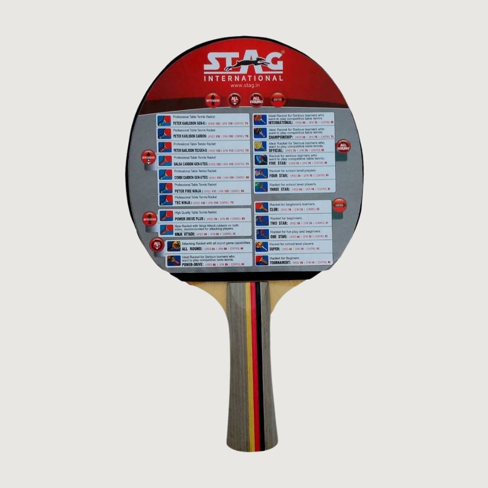 Stag 4-Star Table Tennis Racket