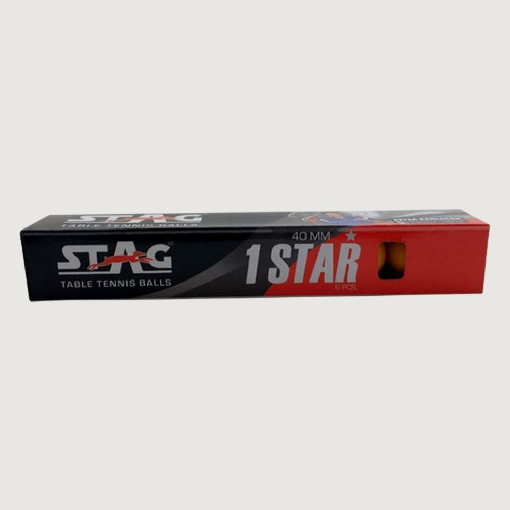 Stag Table Tennis Ball One Star - Pack Of 12