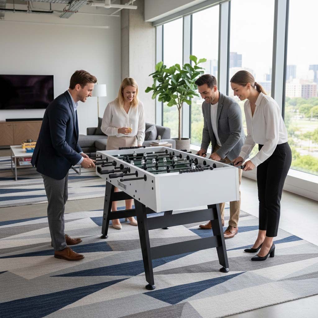 TableTurf Goal Pro Foosball Table with Dual Ball Return