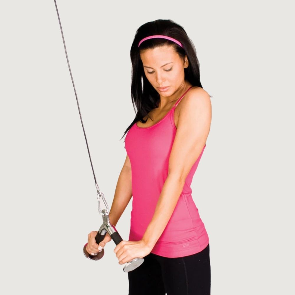 TKO Triceps Full Extension Chrome Bar