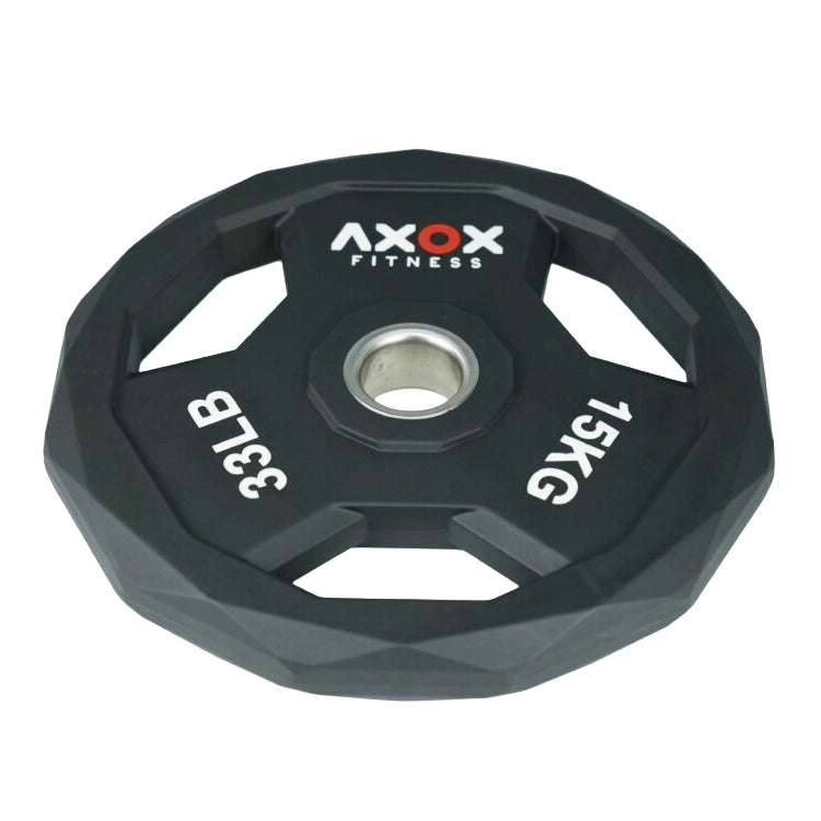 Axox Fitness 3-Grip TPU Weight Plate