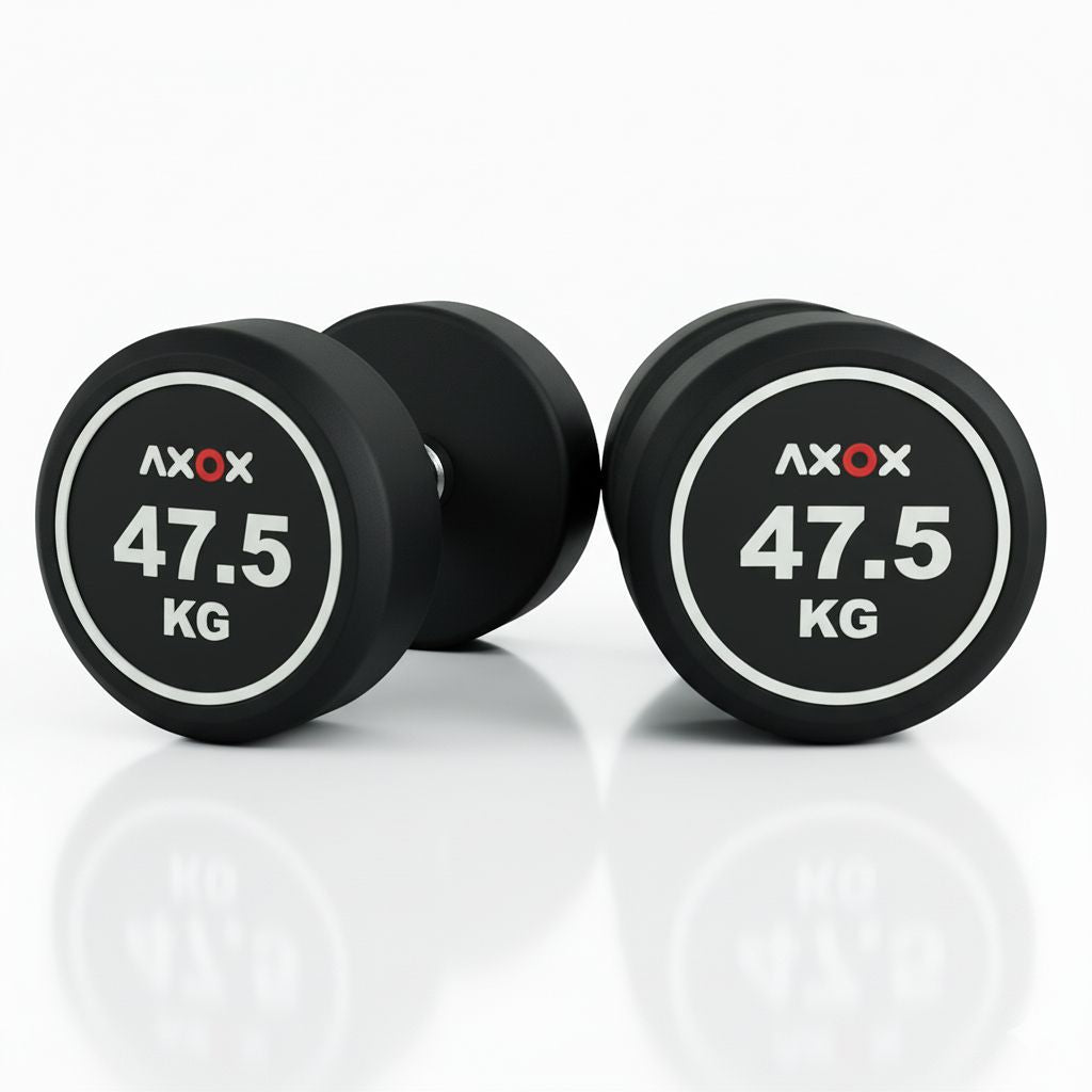 Axox Fitness Rubber Round Dumbbells