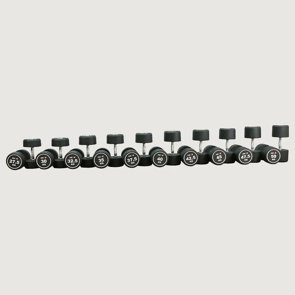 Axox Fitness Steel Dumbbell with Rubber Coated Head