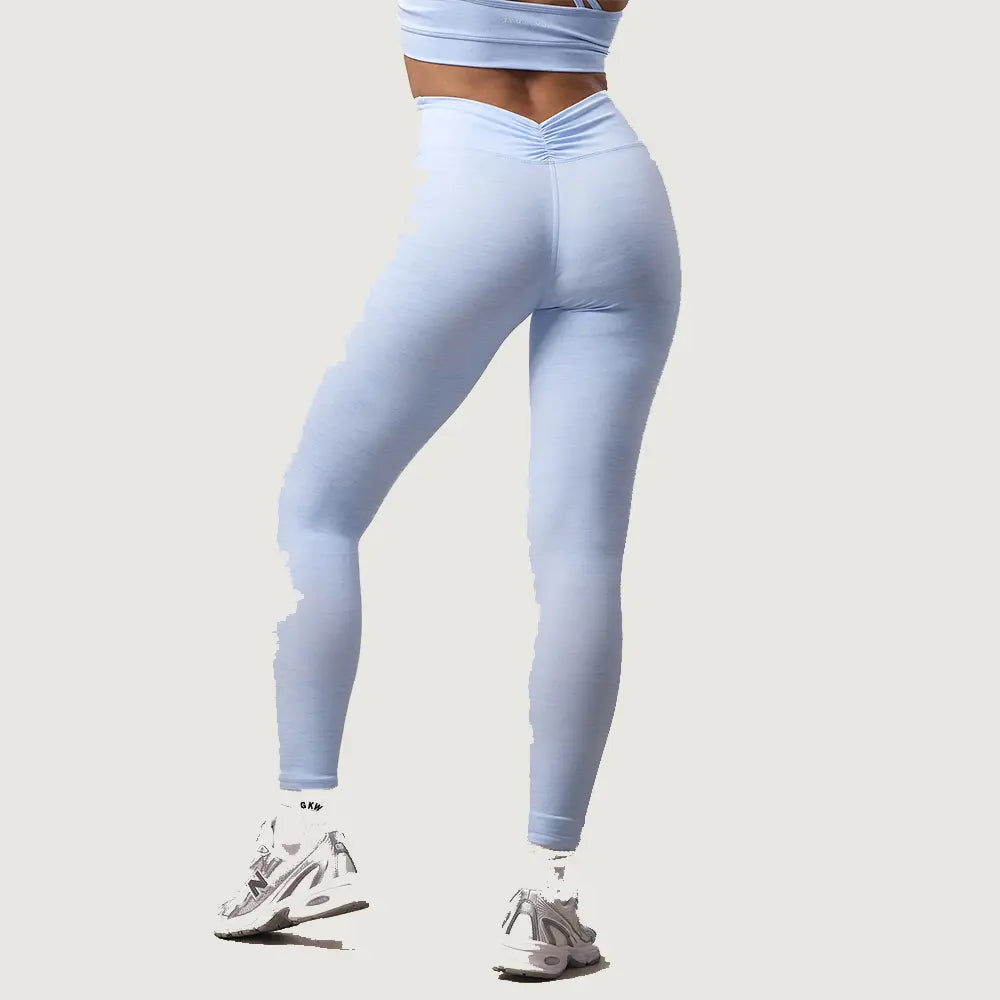 Gym King 365 Scrunch Legging - Hydrangea Blue Grindle