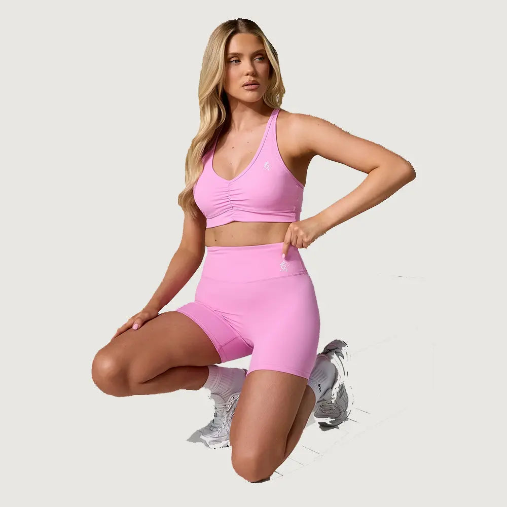 Gym King 365 Scrunch Short - Bubblegum Pink