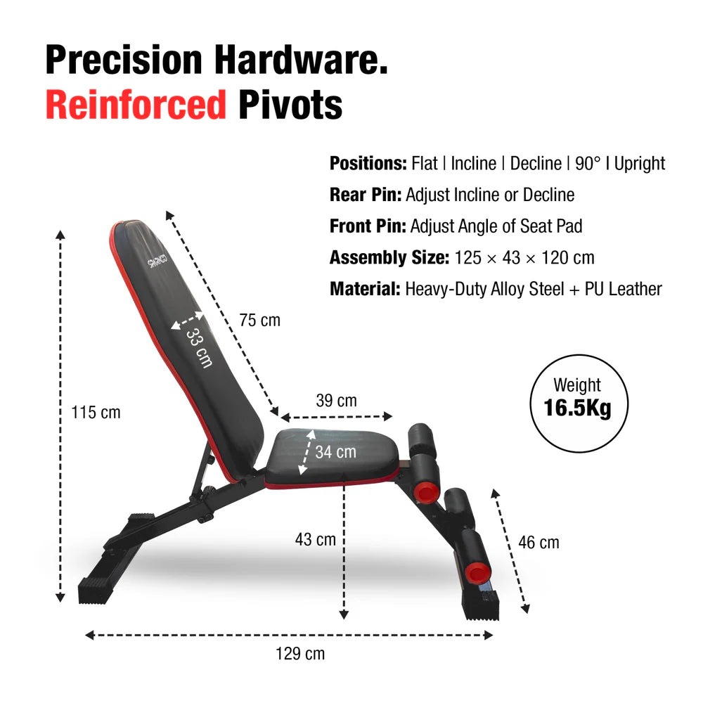 Sparnod Fitness SWB-60 Homegym Bench