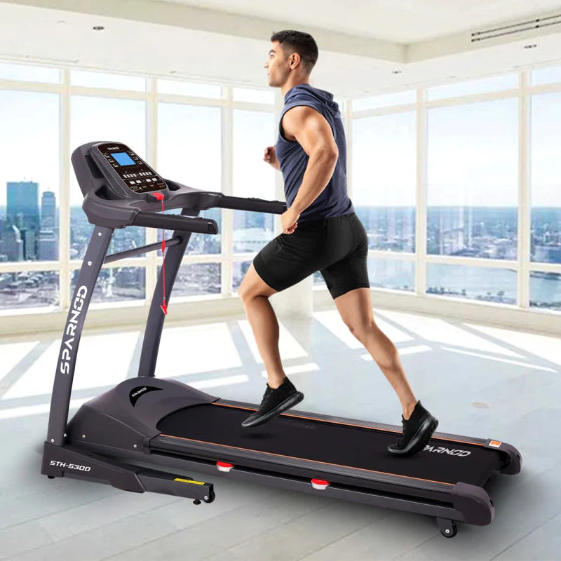 Sparnod Fitness STH-5300 Auto Incline Treadmill - 5.5HP