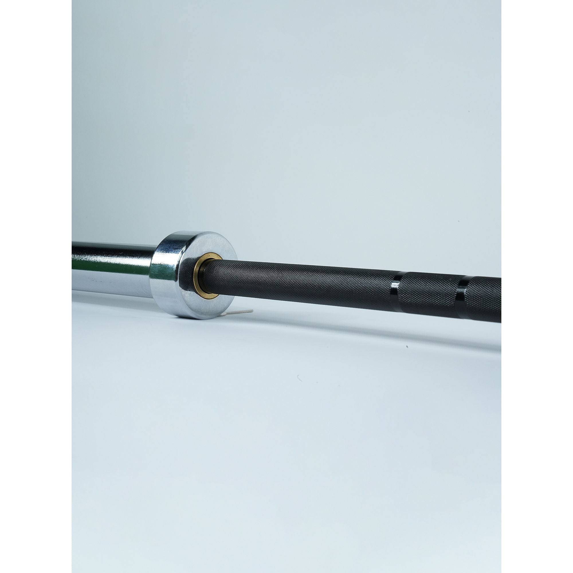 Axox Fitness 7.2 ft Olympic Bar Black Grip - 20 kg