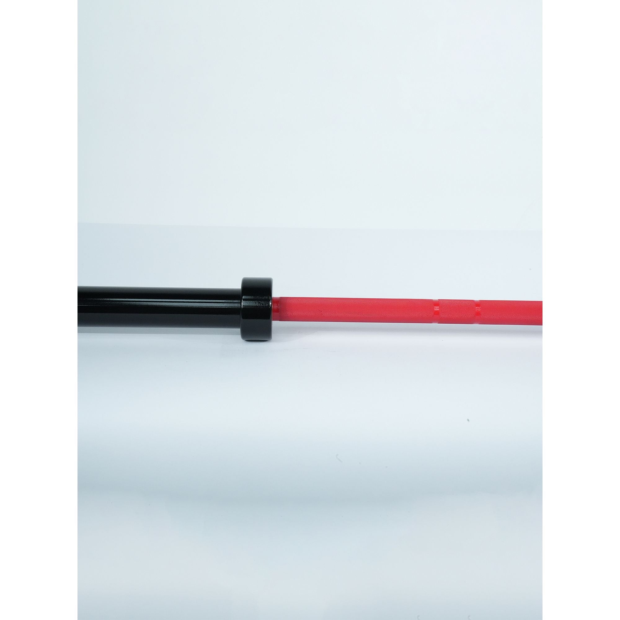Axox Fitness 6 ft Olympic Bar Red Grip - 15 kg