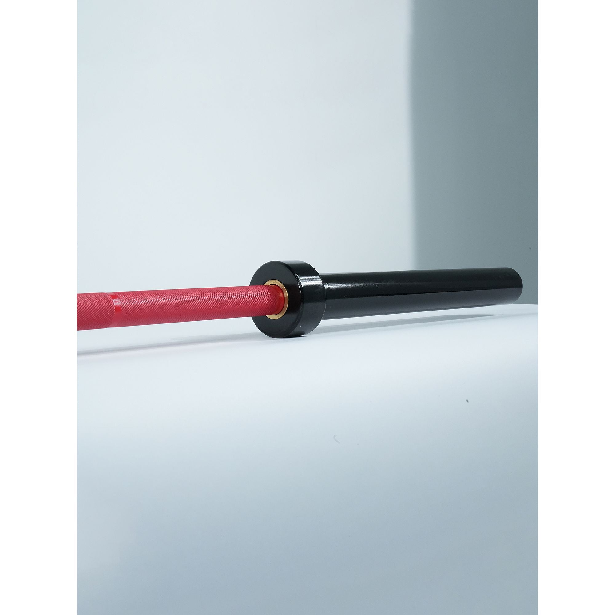Axox Fitness 6 ft Olympic Bar Red Grip - 15 kg
