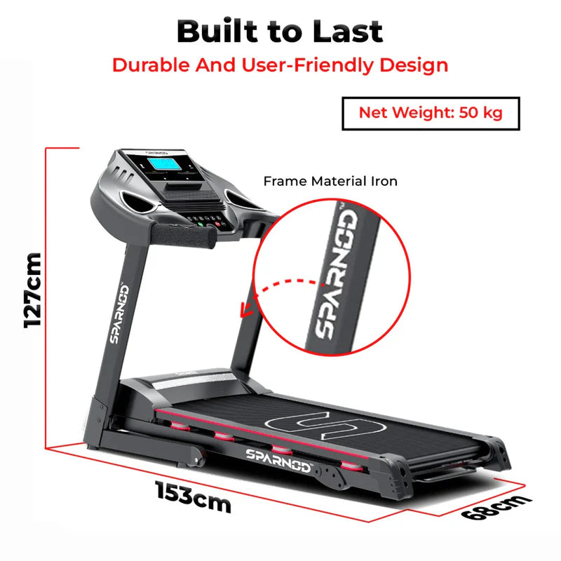 Sparnod Fitness STH-3200 Home Treadmill - 4 HP