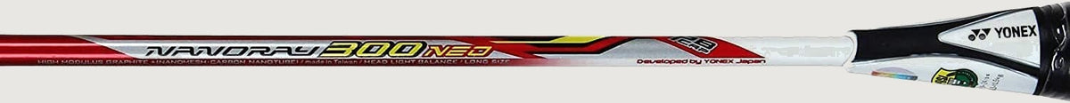 Yonex Nanoray 300 Neo Badminton Racquet – White/Red