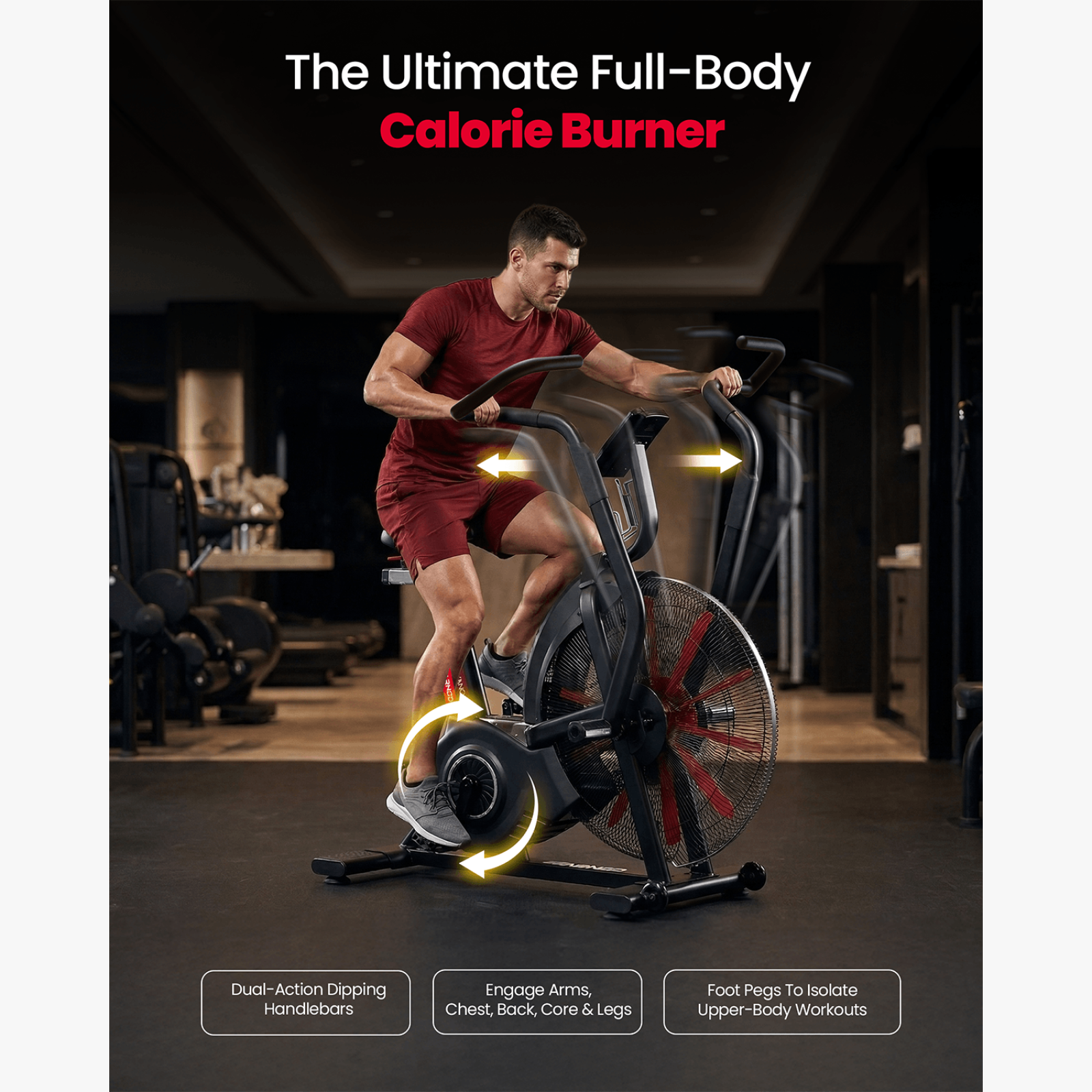 Sparnod Fitness SAB-13 Commercial Air Bike