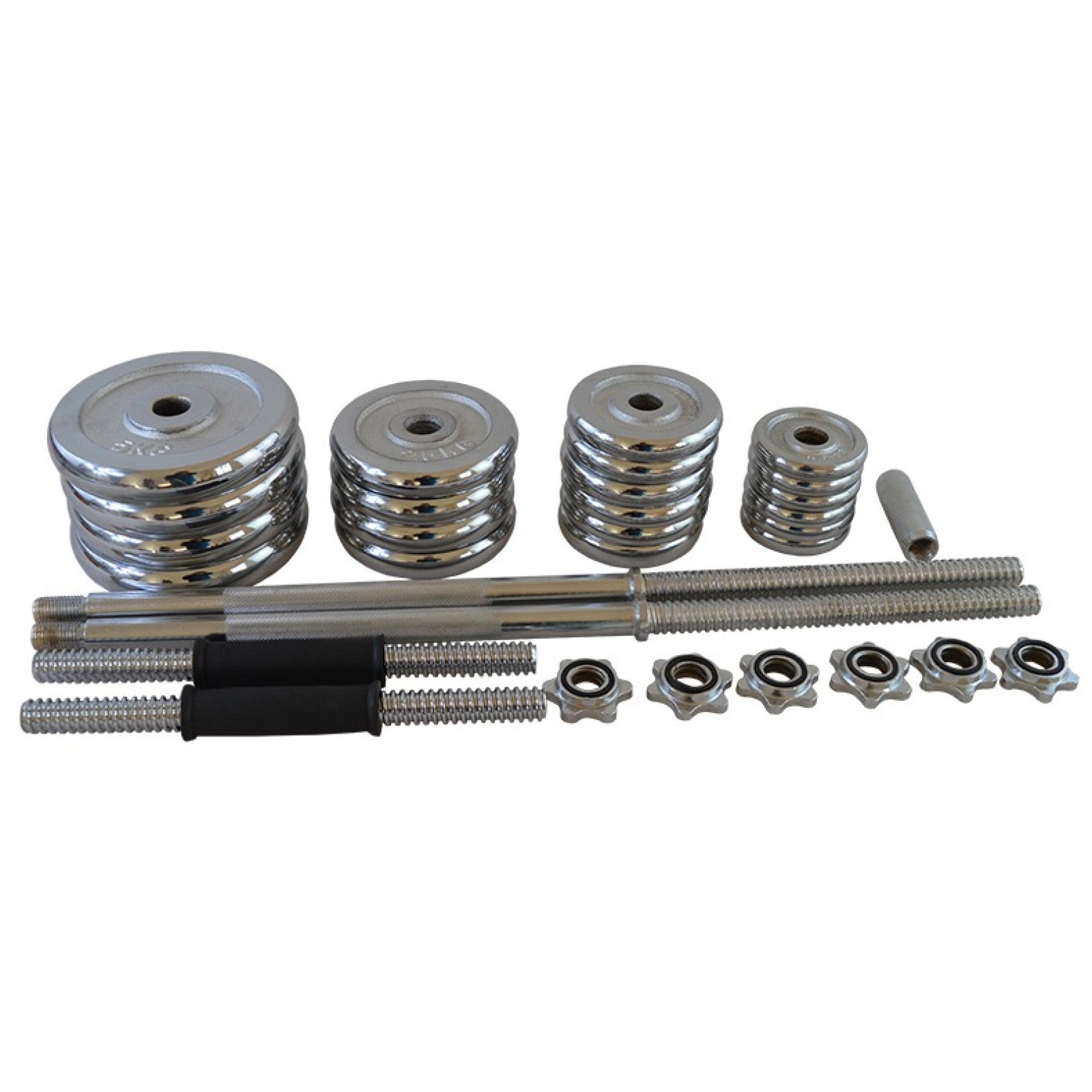 Sparnod Fitness SD-51 Chrome Dumbbell Set With Case