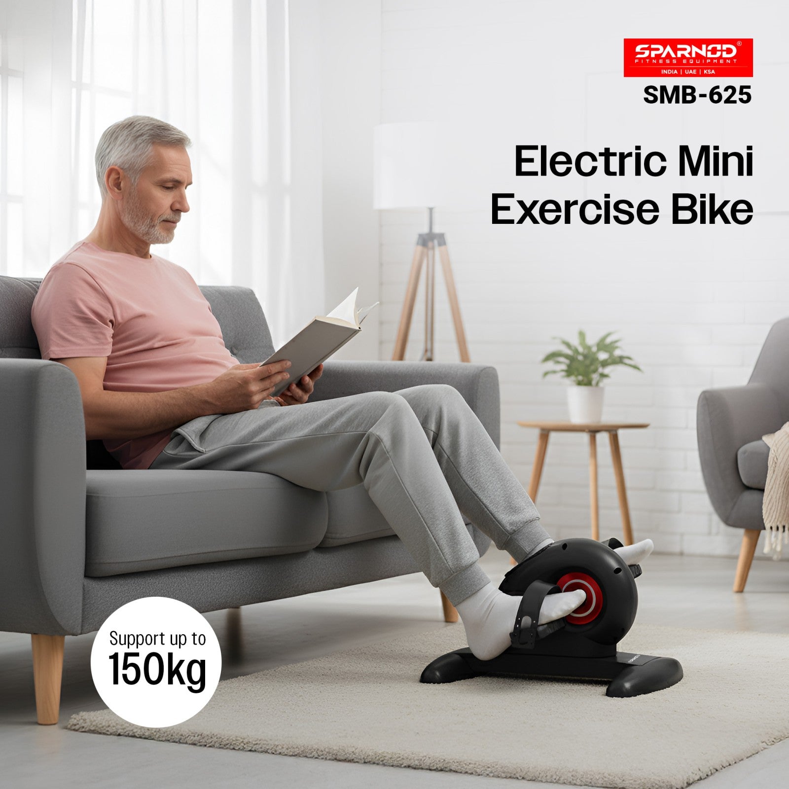 Sparnod Fitness Electric Mini Exercise Bike