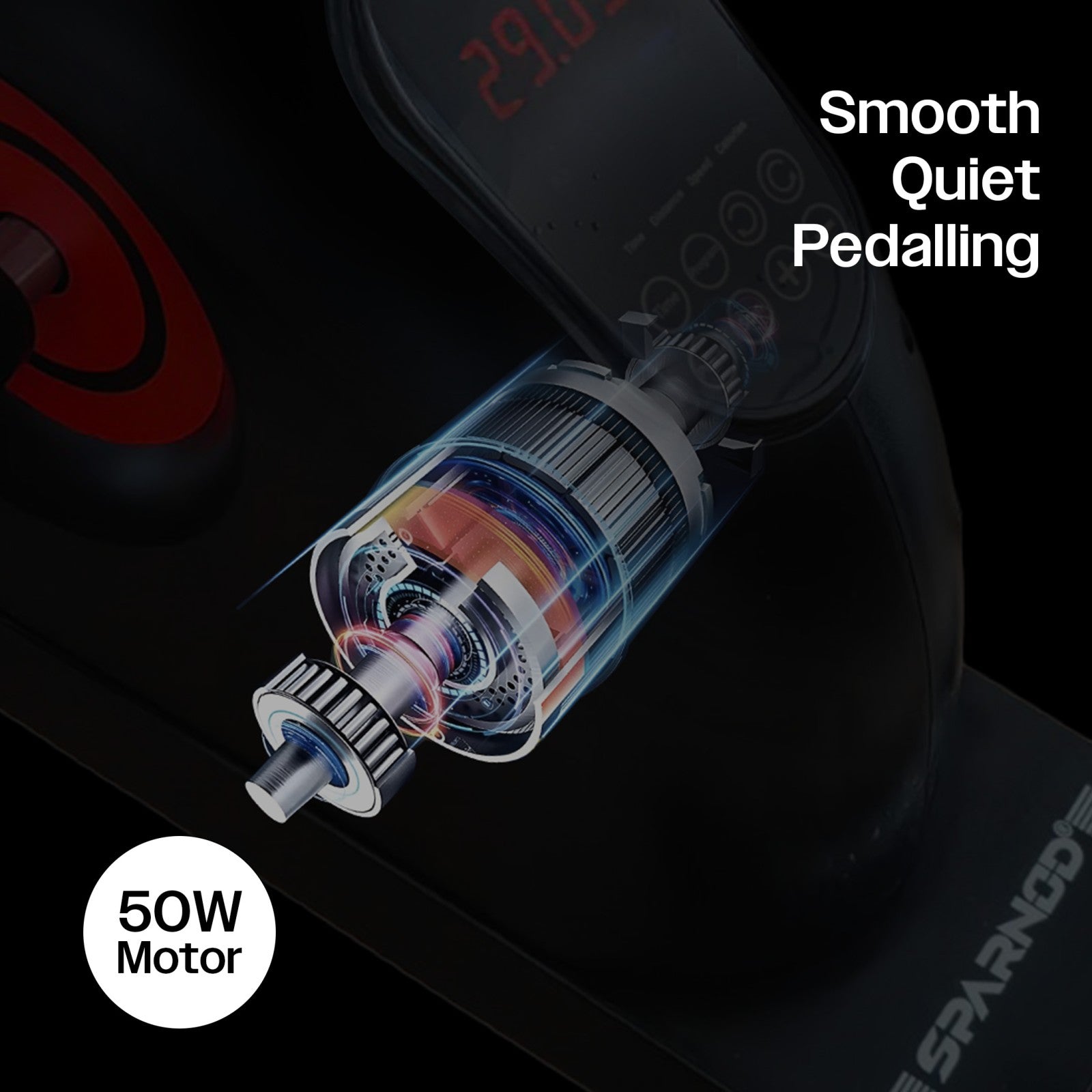 Sparnod Fitness Electric Mini Exercise Bike