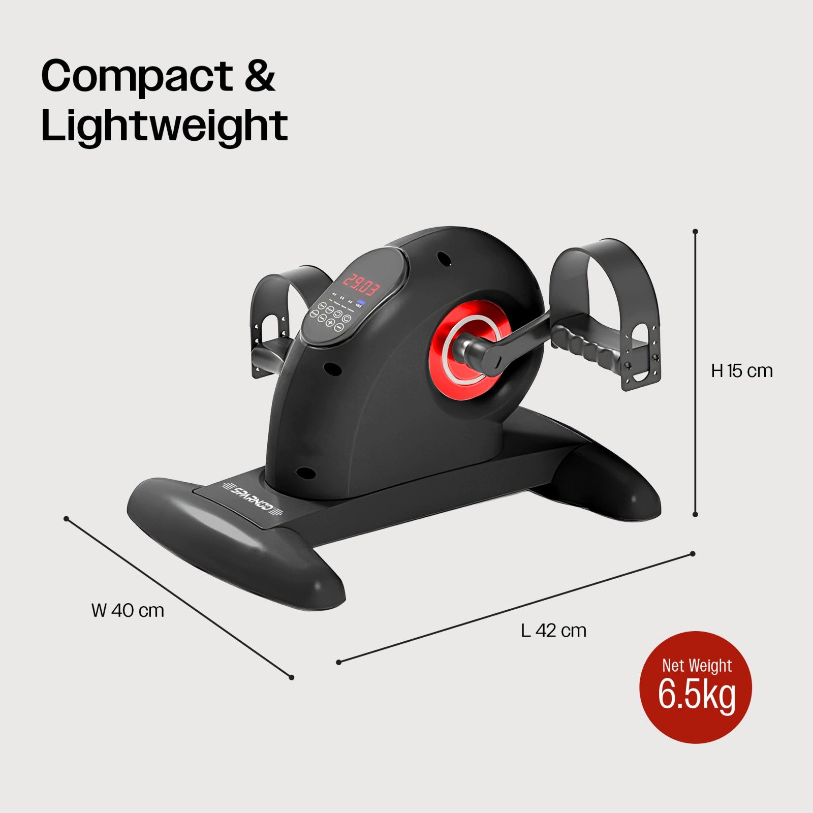 Sparnod Fitness Electric Mini Exercise Bike