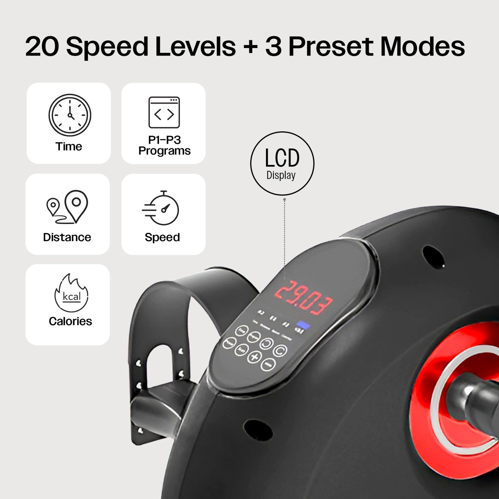 Sparnod Fitness Electric Mini Exercise Bike