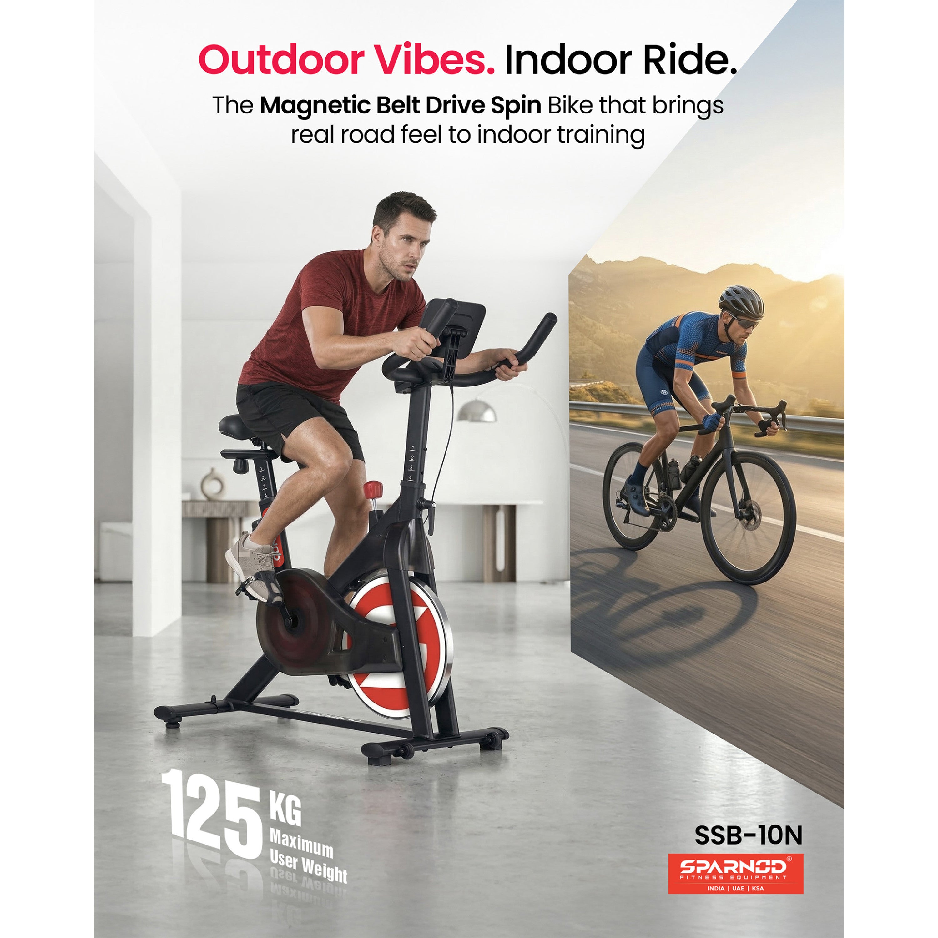 Sparnod Fitness SSB-10N Magnetic Spin Bike
