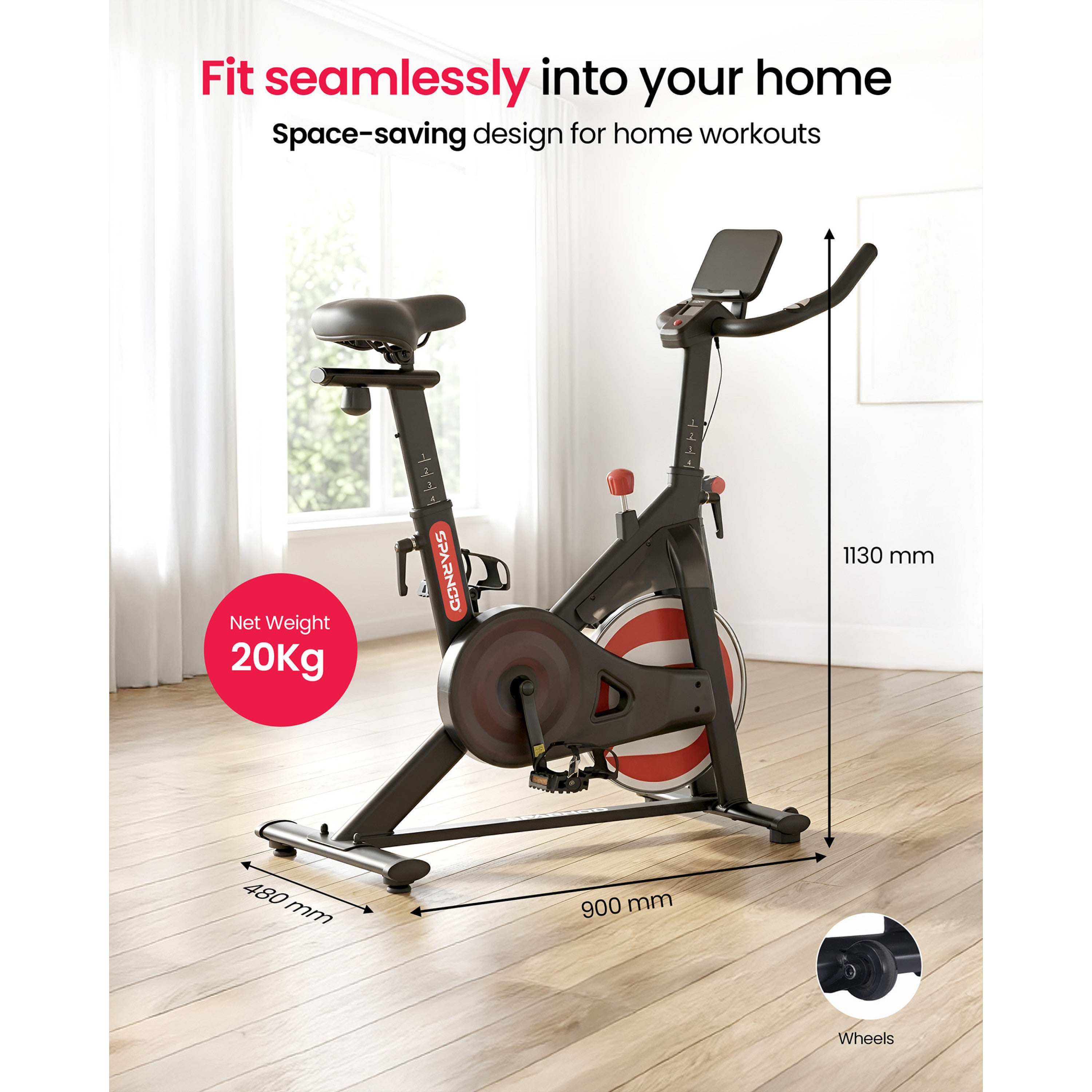 Sparnod Fitness SSB-10N Magnetic Spin Bike