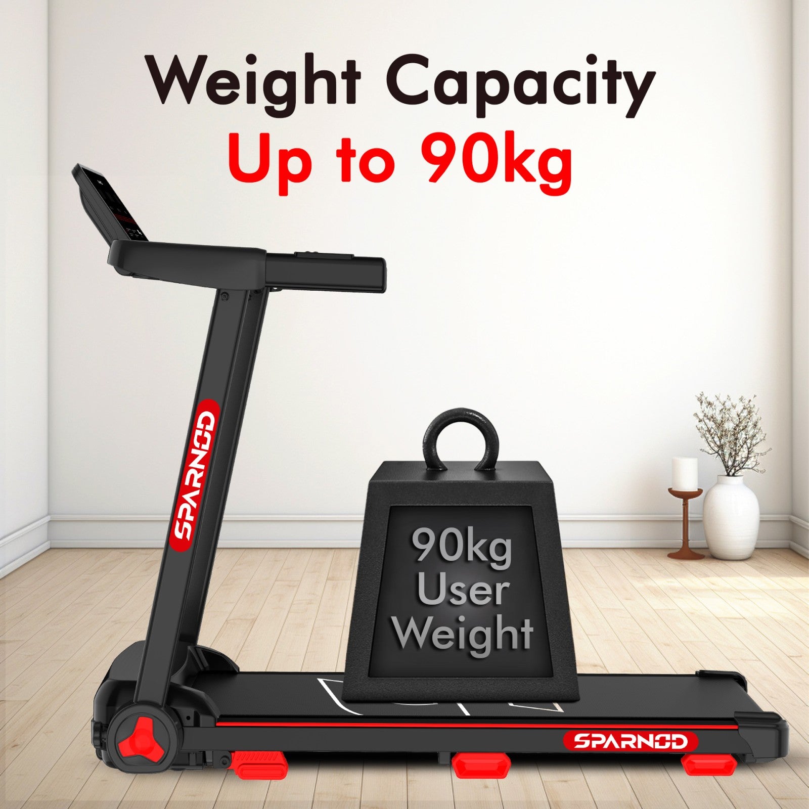 Sparnod Fitness STH-1150 Treadmill - 0.85 HP