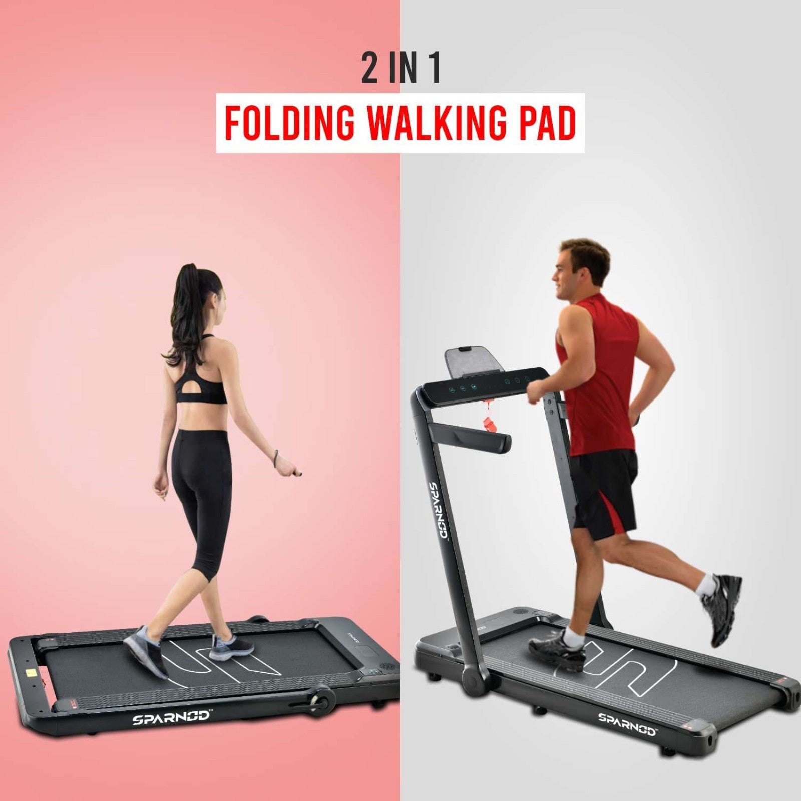 Sparnod Fitness STH-3060 Motorised Treadmill - 4 HP