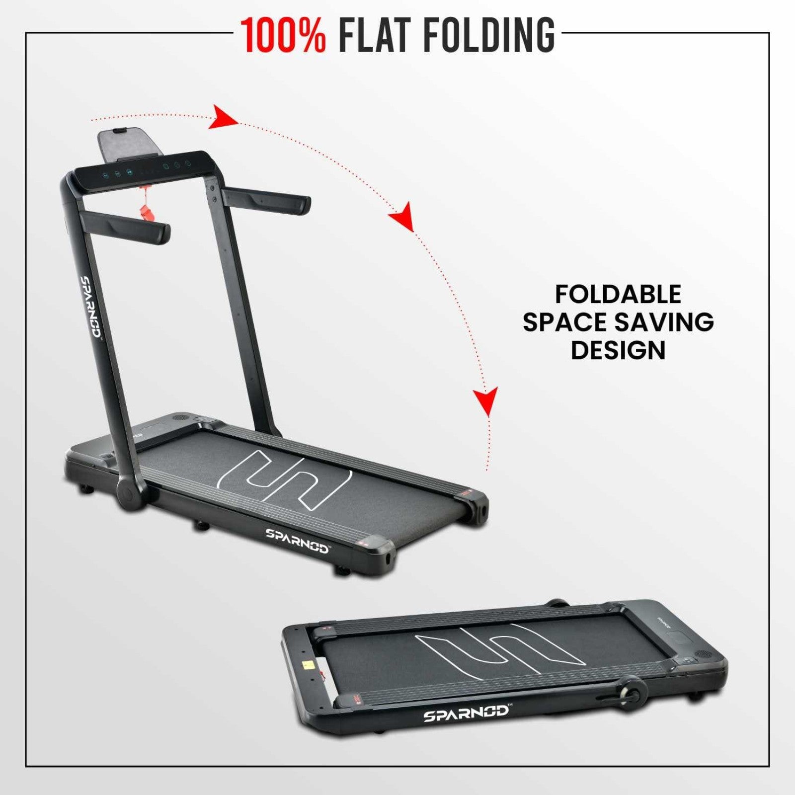 Sparnod Fitness STH-3060 Motorised Treadmill - 4 HP